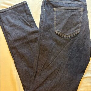 Uniqlo Men's Slim Jeans - Dark Blue